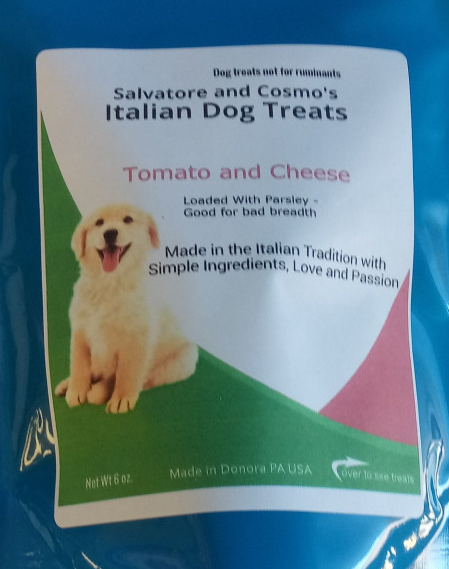 Tomato and Cheese Italian Dog Treats