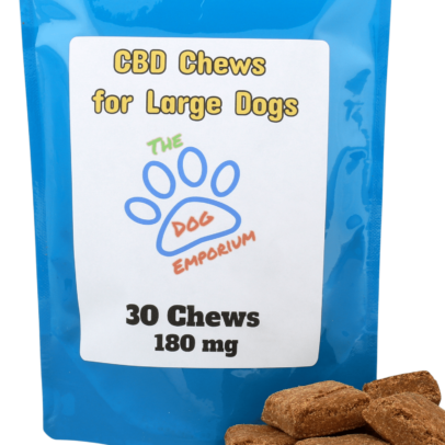 CBD Chews for Large Dogs 180 mg CBD Oil Peanut Butter Banana (40- 80 lbs)