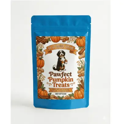 Crunchy Pawfect Pumpkin Treats – Perfect Combo of Peanut Butter and Pumpkin Simple, All-Natural Joy in Every Bite