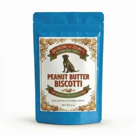 Soft Peanut Butter Biscotti Dog Treats – All‑Natural, USA‑Made, Puppy to Senior Ready